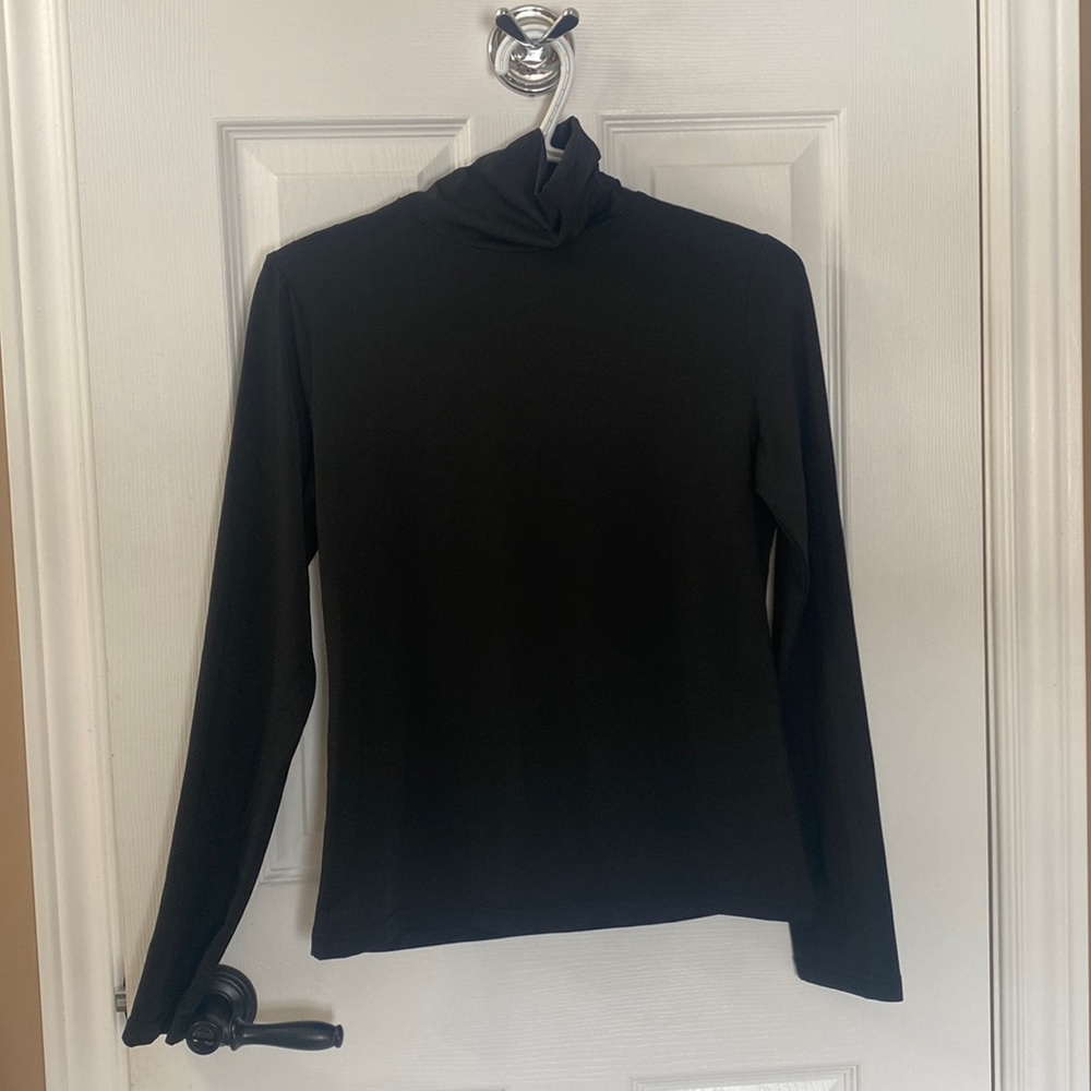 Shein Black Turtleneck Top